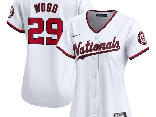 James Wood Washington Nationals Nike Women's Home Limited Player Jersey - White