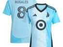 Joseph Rosales Minnesota United FC adidas Women's 2025 CONVERGENCE Replica Player Jersey - Blue