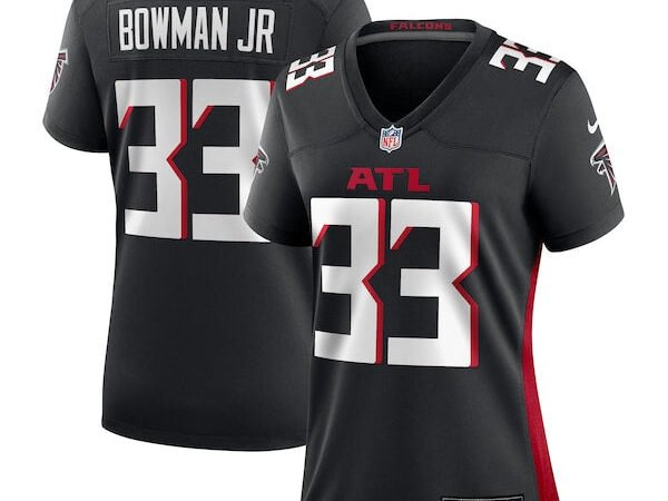 Billy Bowman Jr. Atlanta Falcons Nike Women's Team Game Jersey -  Black