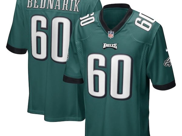 Chuck Bednarik Philadelphia Eagles Nike Game Retired Player Jersey - Midnight Green