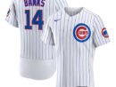 Ernie Banks Chicago Cubs Nike Home Authentic Retired Player Jersey - White