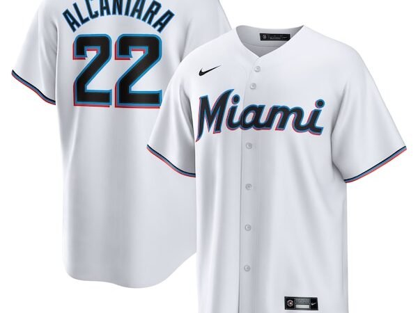 Sandy Alcantara Miami Marlins Nike Replica Player Jersey - White