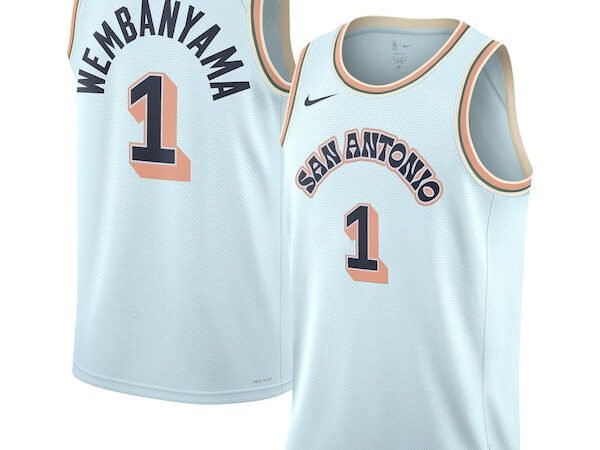 Victor Wembanyama San Antonio Spurs Nike Unisex 2024/25 Swingman Player Jersey - City Edition - Light Blue