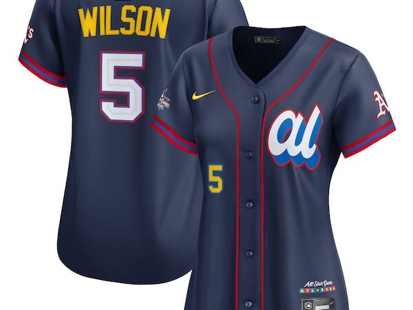 Jacob Wilson American League Nike Women's 2025 All-Star Edition Limited Player Jersey - Navy