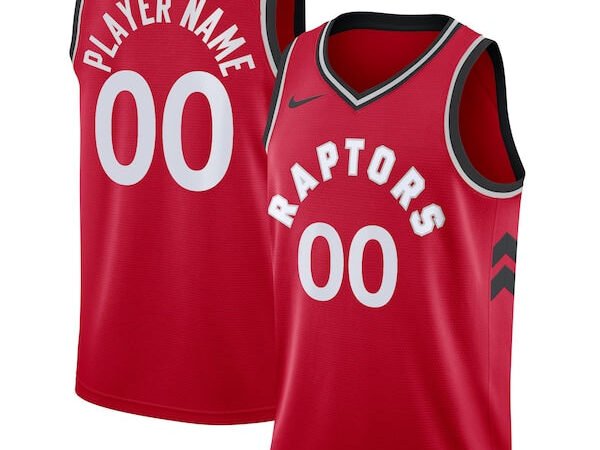 Toronto Raptors Nike 2020/21 Swingman Custom Jersey - Icon Edition - Red