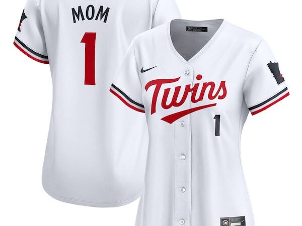 Minnesota Twins Nike Women's #1 Mom Home Limited Jersey - White