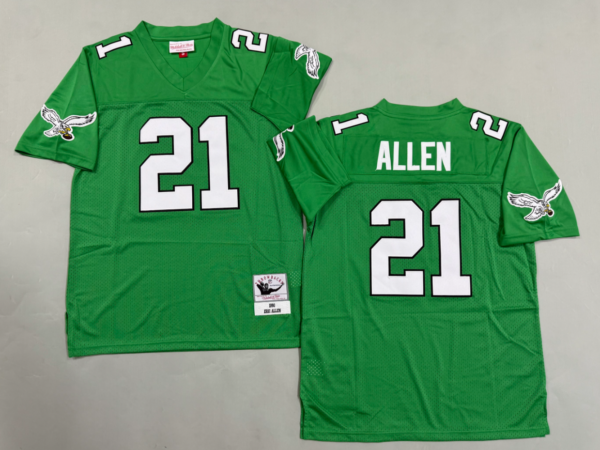Eric Allen Philadelphia Eagles Authentic Throwback Retired Player Jersey