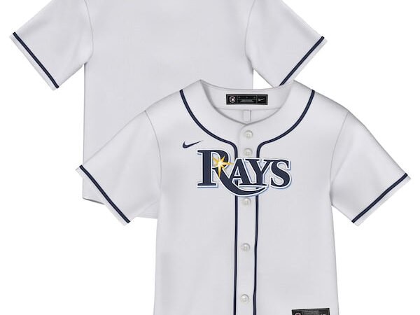 Tampa Bay Rays Toddler Home Replica Jersey - White