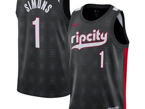 Anfernee Simons Portland Trail Blazers Nike Unisex 2024/25 Swingman Player Jersey - City Edition - Black