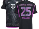 Thomas Müller Bayern Munich adidas 2023/24 Away Authentic Player Jersey - Black/White