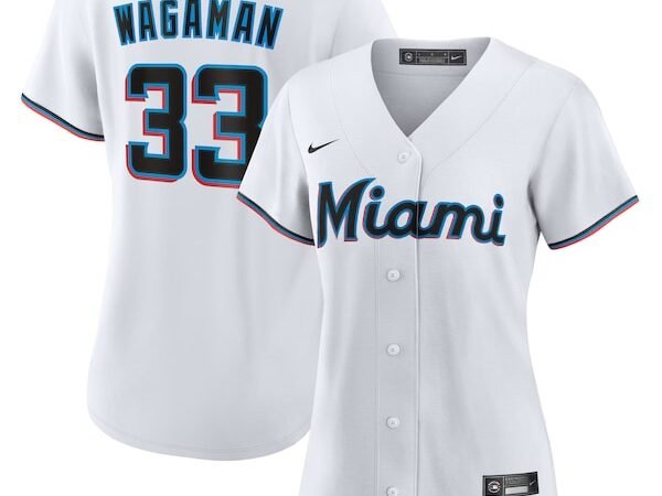 Eric Wagaman Miami Marlins Nike Women's Home Replica Jersey - White