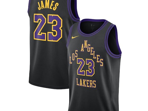 LeBron James Los Angeles Lakers Nike Unisex 2025/26 Swingman Jersey - Black - City Edition