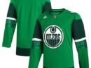 Edmonton Oilers adidas 2023 St. Patrick's Day Primegreen Authentic Jersey - Kelly Green