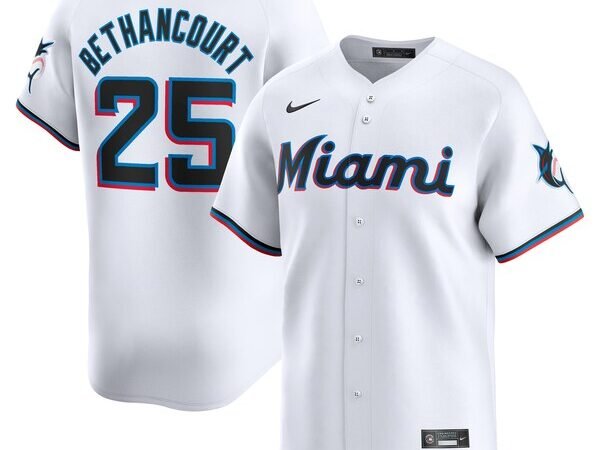Christian Bethancourt Miami Marlins Nike Home Limited Player Jersey - White