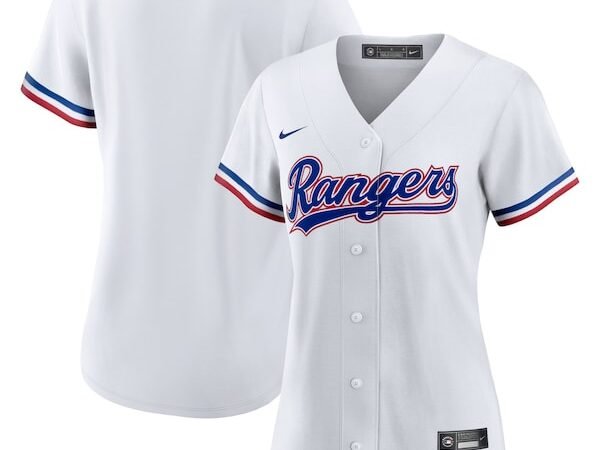 Texas Rangers Nike Women's Home Replica Team Jersey - White
