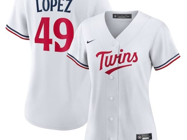 Pablo Lopez Minnesota Twins Nike Women's Home Replica Jersey - White