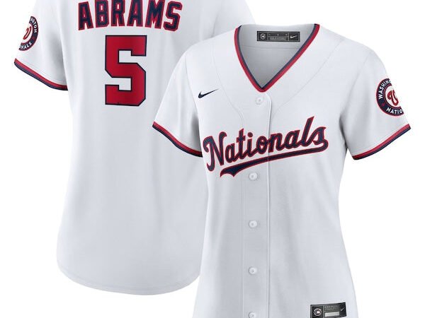CJ Abrams Washington Nationals Nike Women's Home Replica Player Jersey - White