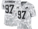 Aidan Hutchinson Detroit Lions Nike 2024 Salute to Service Limited Jersey - Arctic Camo