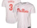 Bryce Harper Philadelphia Phillies Youth Limited Player Jersey - White/Cream/Light Blue