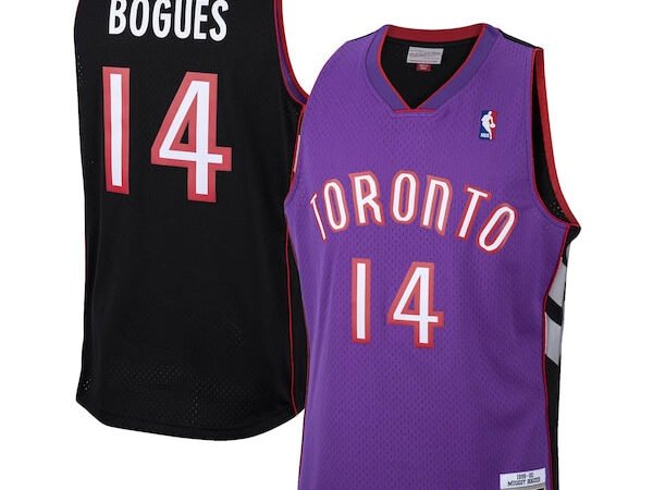 Muggsy Bogues Toronto Raptors 2001/02 Hardwood Classics Swingman Jersey - Purple