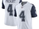 Dak Prescott Nike Dallas Cowboys Color Rush Vapor Limited Jersey - White/Navy