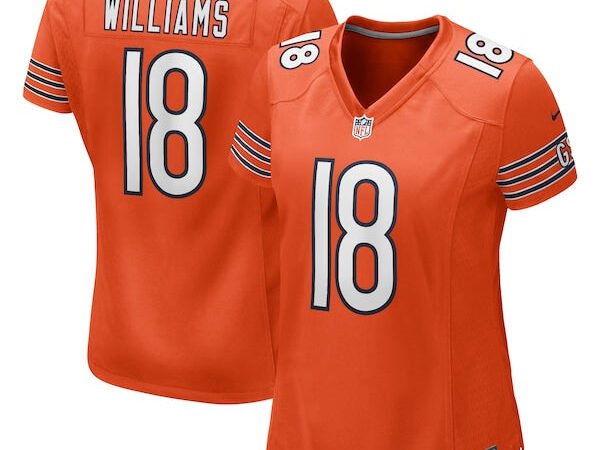 Caleb Williams Chicago Bears Nike Women's Alternate 2024 NFL Draft Game Jersey - Orange