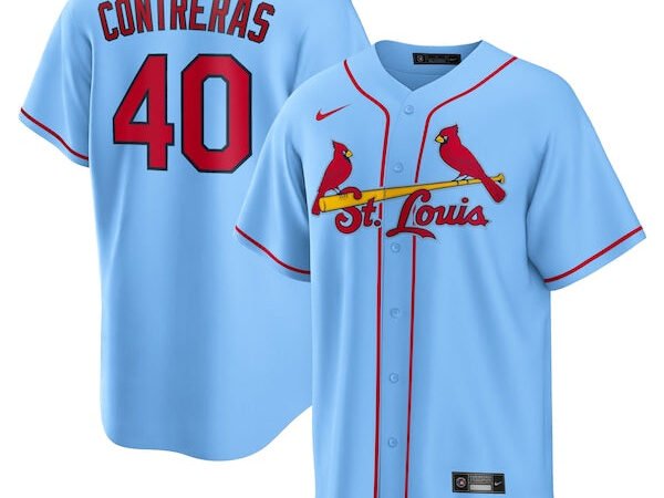 Willson Contreras St. Louis Cardinals Nike Alternate Replica Jersey - Light Blue
