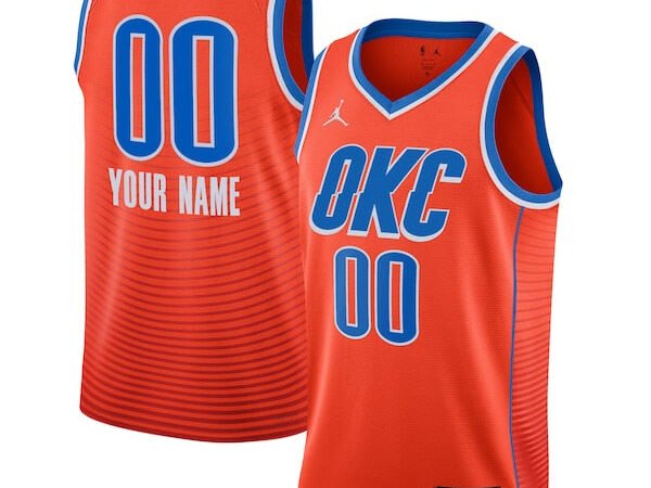 Oklahoma City Thunder Jordan Brand Unisex 2022/23 Swingman Custom Jersey - Statement Edition - Orange
