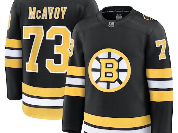 Charlie McAvoy Boston Bruins  Home Premium Player Jersey - Black