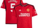Harry Maguire Manchester United adidas Youth 2023/24 Home Replica Player Jersey - Red