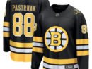 David Pastrnak Boston Bruins  Home Breakaway Player Jersey - Black