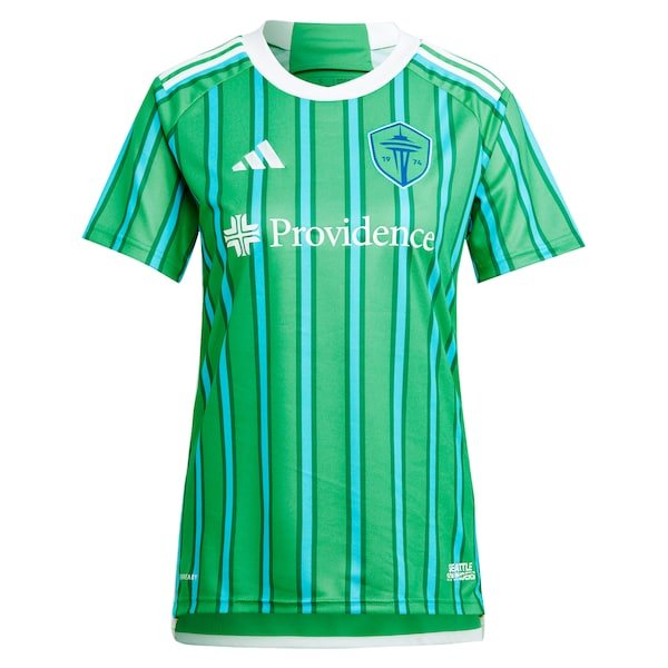 Pedro de la Vega Seattle Sounders FC adidas Women's 2024 The Anniversary Kit Replica Player Jersey – Green