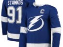 Steven Stamkos Tampa Bay Lightning adidas Home Primegreen Authentic Player Jersey - Blue/White