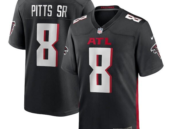Kyle Pitts Sr. Atlanta Falcons Nike Team  Game Jersey - Black