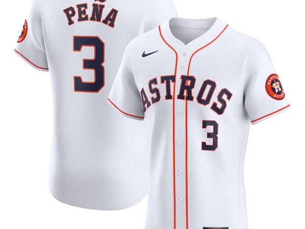 Jeremy Peña Houston Astros Nike Home Elite Player Jersey - White