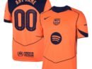 Barcelona Nike 2025/26 Custom Third Replica Jersey - Orange