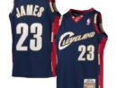 LeBron James Cleveland Cavaliers  Youth 2008-09 Hardwood Classics Swingman Jersey - Navy