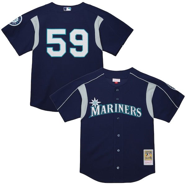 Felix Hernandez Seattle Mariners Cooperstown Collection Batting Practice Jersey – Navy