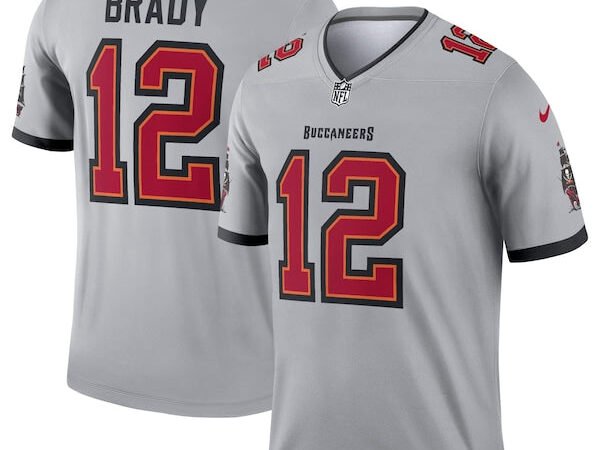 Tom Brady Tampa Bay Buccaneers Nike Inverted Legend Jersey - Gray
