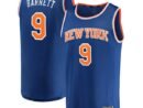 RJ Barrett New York Knicks  Replica Fast Break Jersey Blue - Icon Edition