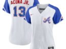Ronald Acuña Jr. Atlanta Braves Nike Women's 2023 City Connect Replica Player Jersey - White