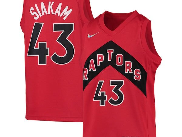 Pascal Siakam Toronto Raptors Nike Youth 2021/22 Diamond Swingman Jersey - Icon Edition - Red