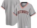 Detroit Tigers Nike Road Cooperstown Collection Team Jersey - Gray