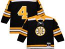 Bobby Orr Boston Bruins  Big & Tall 1971/72 Blue Line 2.0 Jersey - Black