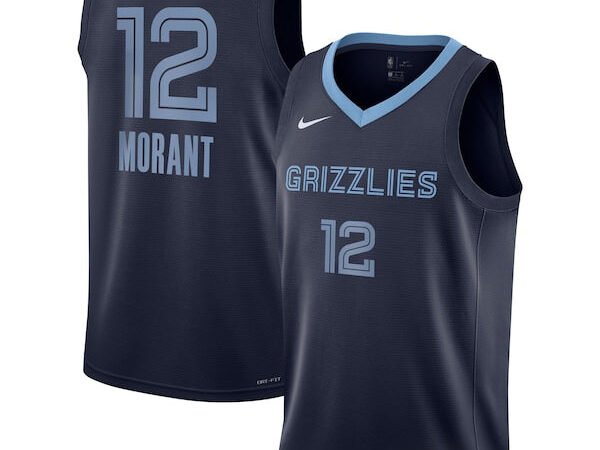Ja Morant Memphis Grizzlies Nike Youth Swingman Jersey - Icon Edition - Navy