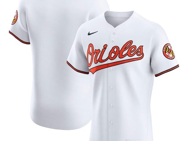 Baltimore Orioles Nike Home Elite Jersey - White