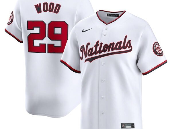 James Wood Washington Nationals Nike Youth Home Limited Player Jersey - White