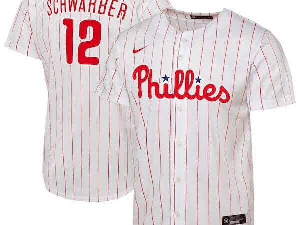 Kyle Schwarber Philadelphia Phillies Nike Youth Replica Jersey - White