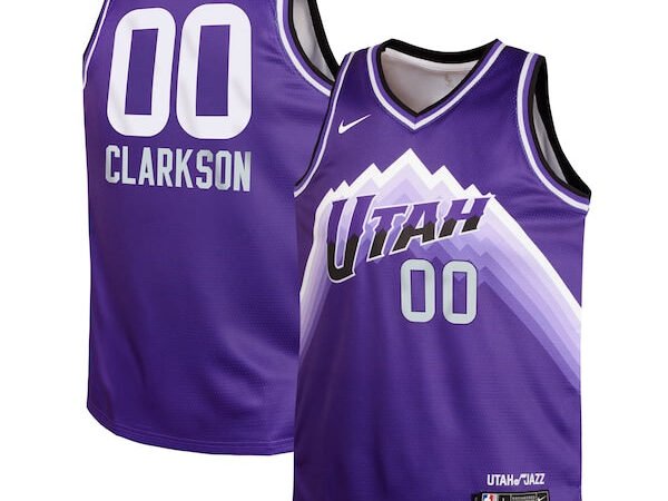 Jordan Clarkson Utah Jazz Nike Youth  Swingman Replica Jersey - City Edition - Purple