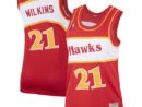 Dominique Wilkins Atlanta Hawks Women's  Hardwood Classics Swingman Jersey - Red
